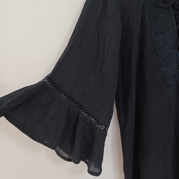 Oneill Saltwater Solids Long Sleeve Coverup - Picture 3 of 9